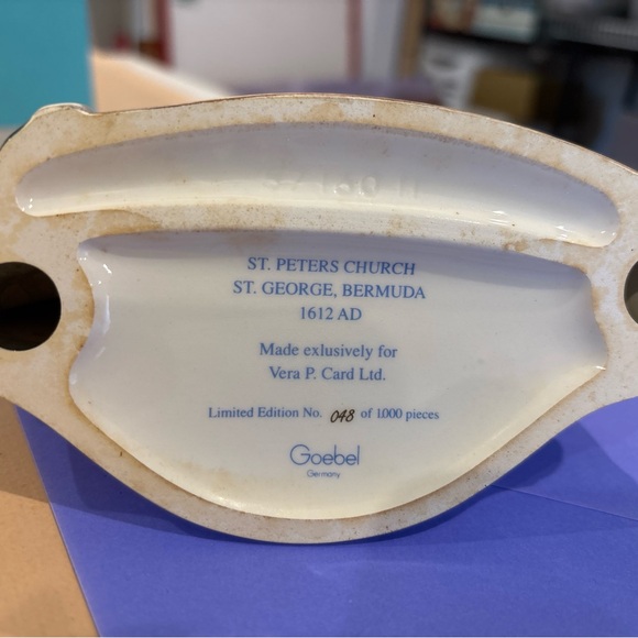 Goebel Germany – St. Peter’s Church, Bermuda – Limited Edition #048/1000 - Picture 3 of 3